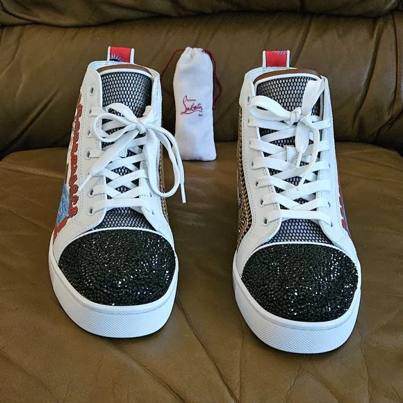 New Men's Christian Louboutin NO LIMIT GREEK High-End Luxury Shoes Sz 7.5 US - Picture 11 of 16